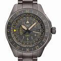 Aviator Aviator Airacobra V.1.37.7.305.5  V.1.37.7.305.5 кварцевые мужские часы  серый циферблат, браслет нержавеющая сталь с pvd-покрытием — вид спереди