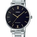 Casio Casio Collection LTP-VT01D-1B  LTP-VT01D-1B кварцевые женские часы черный циферблат, браслет нержавеющая сталь — вид спереди