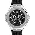 Philipp Plein Philipp Plein The Skull PWPRA0124  PWPRA0124 кварцевые мужские часы черный циферблат, браслет силикон — вид спереди