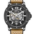 Kenneth Cole Kenneth Cole Automatic KCWGE0013105  KCWGE0013105 механические мужские часы черный циферблат, браслет кожаный — вид спереди