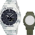 Casio Casio G-Shock Frozen Forest GAE-2100GC-7AER, g-shock япония мужские часы на браслете пластик боковой вид