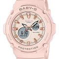 Casio Casio Baby-G BGA-275-4ADR (BGA-275-4A)  BGA-275-4A кварцевые женские часы  розовый циферблат, браслет пластик — вид спереди