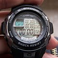Casio G-7700-1E мужские часы застежка крупным планом