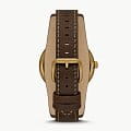 Fossil Fossil Airlift BQ2733,  сша мужские часы на браслете кожаный боковой вид