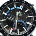 Casio Casio Edifice ERA-120BL-2A, edifice япония мужские часы на браслете кожаный боковой вид