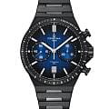 Certina Certina DS-7 Chrono Auto C043.427.44.041.00  C0434274404100 механические мужские часы  черный циферблат, браслет титановый c pvd покрытием — вид спереди