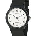 Casio Casio Collection MQ-24-7BLDF (MQ-24-7BL)  MQ-24-7BLLEG кварцевые мужские часы белый циферблат, браслет пластик — вид спереди
