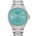 Certina Certina DS-7 Powermatic 80 - C043.407.11.351.00  C0434071135100 механические женские часы  бирюзовый циферблат, браслет нержавеющая сталь — вид спереди
