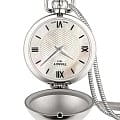 Tissot Tissot T-Pocket Mechanical T858.209.16.118.00  T8582091611800 с ручным заводом мужские часы  серебристый циферблат, браслет нержавеющая сталь — вид спереди