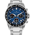 Jacques Lemans Jacques Lemans 50-1C  50-1C кварцевые мужские часы синий циферблат, браслет нержавеющая сталь — вид спереди