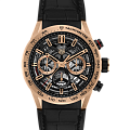 TAG Heuer TAG Heuer Carrera CBG2051.FC6426  CBG2051.FC6426 механические мужские часы черный циферблат, браслет кожаный — вид спереди