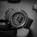 Casio Casio G-Shock AW-500BB-1E электронные мужские часы часы крупный план черный циферблата