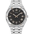 Guess Guess Asset GW0575G1  GW0575G1 кварцевые мужские часы черный циферблат, браслет нержавеющая сталь — вид спереди