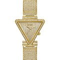 Guess Guess Fame GW0644L2  GW0644L2 кварцевые женские часы золотой циферблат, браслет нержавеющая сталь с ip-покрытием — вид спереди