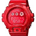 Casio Casio G-Shock GMD-S6900SM-4ER  GMD-S6900SM-4ER электронные женские часы  красный циферблат, браслет пластик — вид спереди
