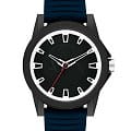 Armani Exchange Armani Exchange Outer Banks AX2521  AX2521 кварцевые мужские часы черный циферблат, браслет силикон — вид спереди