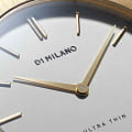 D1 Milano D1 Milano Ultra Thin UTBL03 кварцевые женские часы часы крупный план белый циферблата