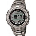 Casio Casio Pro Trek PRW-3100T-7E PRW PRW-3100T-7E электронные мужские часы серый циферблат, браслет  — вид спереди
