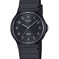 Casio Casio Collection MQ-24B-1B  MQ-24B-1B кварцевые женские часы черный циферблат, браслет пластик — вид спереди