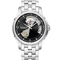 Hamilton Hamilton Jazzmaster Open Heart Auto H32565135  H32565135 механические женские часы черный циферблат, браслет нержавеющая сталь — вид спереди