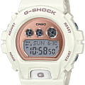 Casio Casio G-Shock GMD-S6900MC-7  GMD-S6900MC-7ER электронные женские часы розовый циферблат, браслет пластик — вид спереди
