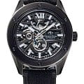 Orient Orient Star RE-BZ0002B0 (RE-BZ0002B00B)  RE-BZ0002B00B механические мужские часы синий циферблат, браслет тканевый — вид спереди
