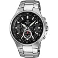 Casio Casio Edifice EF-562D-1A EF EF-562D-1A кварцевые мужские часы черный циферблат, браслет нержавеющая сталь — вид спереди