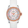 Tissot Tissot Ballade Powermatic 80 COSC Lady T108.208.26.117.00 Ballade T1082082611700 механические женские часы  перламутровый циферблат, браслет кожаный — вид спереди