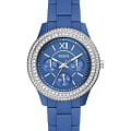 Fossil Fossil Stella ES5193  ES5193 кварцевые женские часы синий циферблат, браслет пластик — вид спереди