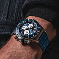 Breitling Breitling Super Chronomat B01 44 AB0136161C1S1 мужские часы синий циферблат на запястье