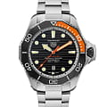 TAG Heuer TAG Heuer Aquaracer Professional 1000 Superdiver Date WBP5A8A.BF0619  WBP5A8A.BF0619 механические мужские часы черный циферблат, браслет титановый — вид спереди