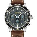 Timberland Timberland Parkman TDWGF0041301  TDWGF0041301 кварцевые мужские часы серый циферблат, браслет кожаный — вид спереди