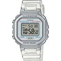 Casio Casio Collection LA-20WHS-7A  LA-20WHS-7A кварцевые женские часы серый циферблат, браслет пластик — вид спереди