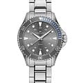 Hamilton Hamilton Khaki Navy Scuba Quartz H82211181  H82211181 кварцевые женские часы  серебристый циферблат, браслет нержавеющая сталь — вид спереди