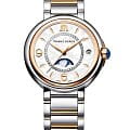 Maurice Lacroix Maurice Lacroix FIABA Date FA1084-PVP13-150-1  FA1084-PVP13-150-1 кварцевые женские часы белый циферблат, браслет сталь c pvd покрытием — вид спереди