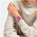 Swatch Swatch New Gent SUOK710 женские часы розовый циферблат на запястье