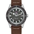 Rado Rado Captain Cook Automatic R32505015 Automatic R32505015 механические мужские часы серый циферблат, браслет кожаный — вид спереди